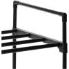 imageSONGMICS Shoe Rack 10Tier Shoe Organizer Metal Storage Shelf Upright or Upside Down for 1122 Pairs for Entryway 118 x 177 x 685 Inches Black ULSA25BKBlack