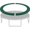 imageSONGMICS Trampoline Pad 8ft 10ft 12ft 14ft 15ft Replacement Trampoline Safety Pad Spring CoverDark Green