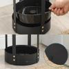 imageSONGMICS Umbrella Stand Steel Round Umbrella Holder Rack 77 x 77 x 217 Inches with Detachable Drip Tray for Entryway Office Stable Assembly Required Matte Black ULUC28BK69D x 69W x 193H