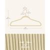 imageSONGMICS Velvet Hangers NonSlip Hanger Rose Gold Color Swivel Hook 50Pack Sandy Beige UCRF026K50Sandy Beige