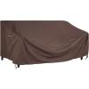 imageSONGMICS Deep Seat Sofa Cover Patio Sofa Cover Waterproof Outdoor Furniture Cover 90 x 38 x 3019 Inches Brown UGSC260R01