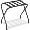 imageSONGMICS Luggage Rack Luggage Rack for Guest Room Suitcase Stand Steel Frame Foldable for Bedroom Gray URLR64GSBlack