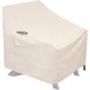 imageSONGMICS Patio Adirondack Chair Cover Heavy Duty Patio Chair Cover 600D Waterproof Protective Cover for Outdoor Garden Deep Seat Chair AntiFade 319 x 339 x 358193 Inches Beige UGCC007M01
