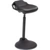 imageSONGMICS Standing Desk Chair Adjustable Ergonomic Wobble Stool 236333 Inches Drafting Chair Swivel Sitting Balance Stool Synthetic Leather Upholstery AntiSlip Bottom Pad Ink Black UOSC12BKInk Black