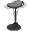 imageSONGMICS Standing Desk Chair Adjustable Ergonomic Wobble Stool 236333 Inches Drafting Chair Swivel Sitting Balance Stool Synthetic Leather Upholstery AntiSlip Bottom Pad Ink Black UOSC12BKSlate Gray