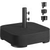 imageSONGMICS Umbrella Base Square Patio Umbrella Stand Sand Fillable Bag 88 lb for 510 ft Umbrellas HeavyDuty for Poles of Different Diameters Oudoor Beach Lawn Black UGUB0042B01Square