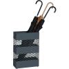 imageSONGMICS Umbrella Stand Metal Umbrella Holder for Entryway 47 x 11 x 161 Inches Rectangular with Water Tray Openwork Design Detachable Plastic Drip Tray Black ULUC02BKAnthracite Grey