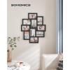 imageSONGMICS Collage Picture Frames for 10 Photos Bundle with Collage Picture Frames for 12 Photos Black URPF20BK and URPF26BK