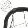 imageSONGMICS Childrens Soccer Goal in Garden Courtyard Park Beach Metal Pipes and PE Net Quick Assembly Black USZQ366B01V1
