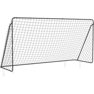 imageSONGMICS Childrens Soccer Goal in Garden Courtyard Park Beach Metal Pipes and PE Net Quick Assembly Black USZQ366B01V1