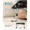 imageSONGMICS Bed Laptop Desk Foldable Bed Desk for Laptop 157 x 22 Inches Large Desktop 120 Stepless Tilt Adjustable Height Cup Holder Tray Portable Bed Sofa Table Ink Black ULLD113BC01Ink Black