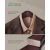 imageSONGMICS Extra Wide Wooden Suit Hangers Set of 10 Clothes Hangers Swivel Hooks NonSlip Bars for Outfits Suits Coats Shirts Dresses Walnut Color UCRW050KZ01Mahogany