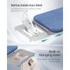 imageSONGMICS Ironing Board Retractable Iron Rest Foldable Iron Board 43 x 13 Inches SpaceSaving Height Adjustable Padded with Cover Hook Midnight Blue ULLB003QP03SMidnight Blue