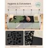 imageSONGMICS Guinea Pig Cage Rabbit Cage Small Animal Playpen with Waterproof Mat Top and Side Door 20 Panels 484 x 248 x 163 Inches Ink Black ULPI012BH01492L x 248W x 165H