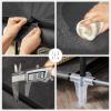 imageSONGMICS Portable Clothes Closet NonWoven Fabric Wardrobe with 2 Hanging Rods 9 Storage Shelves Storage Organizer Black URYG12H