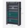 imageSONGMICS 10Tier Shoe Rack Shoe Storage Cabinet with Dustproof Cover FreeStanding Storage Organizer for Closet Entryway Hold 20 Pairs of Shoes for Sneakers High Heels Gray URXJ034GN02Grey