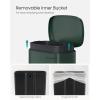 imageSONGMICS 20Gallon 75 L Trash Can Stainless Steel Kitchen Garbage Can Recycling or Waste Bin Soft Close StepOn Pedal Removable Inner Bucket Brown ULTB075MZ01Retro Green