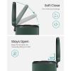 imageSONGMICS 20Gallon 75 L Trash Can Stainless Steel Kitchen Garbage Can Recycling or Waste Bin Soft Close StepOn Pedal Removable Inner Bucket Brown ULTB075MZ01Retro Green