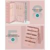 imageSONGMICS 6Layer Jewelry Box Organizer with 5 Drawers Jewelry Storage Case with Lock and Mirror Large Storage Capacity Gift for Loved Ones for Necklaces Watches Jelly Pink UJBC152SA02SJelly Pink