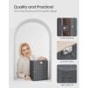 imageSONGMICS 6Layer Jewelry Box Organizer with 5 Drawers Jewelry Storage Case with Lock and Mirror Large Storage Capacity Gift for Loved Ones for Necklaces Watches Jelly Pink UJBC152SA02SGray