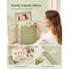 imageSONGMICS 6Layer Jewelry Box Organizer with 5 Drawers Jewelry Storage Case with Lock and Mirror Large Storage Capacity Gift for Loved Ones for Necklaces Watches Jelly Pink UJBC152SA02SSage Green