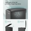 imageSONGMICS Bathroom Trash Can and Toilet Brush Set 13 Gallon Small Trash Bin with Lid Slim for Small Spaces Stainless Steel Garbage Can Soft Close Silver ULTB560E0501Black
