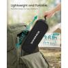imageSONGMICS Camping Chair Lightweight Folding Beach Chair Adjustable Height Steel Frame Portable for Outdoor TravelBlack