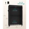 imageSONGMICS Clothing Rack HeavyDuty Garment Rack with Adjustable Storage Shelves and Hanging Rails Hooks Freestanding Portable Wardrobe Closet Rack Ink Black ULGR436B01433w X 783h