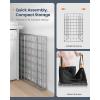 imageSONGMICS HOME Laundry Basket Foldable Laundry Hamper Clothes Hamper Removable Liner with Handles for Bedroom Bathroom 29 Gal 110 L BlackBlack