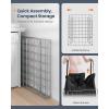 imageSONGMICS HOME Laundry Basket Foldable Laundry Hamper Clothes Hamper Removable Liner with Handles for Bedroom Bathroom 29 Gal 110 L BlackBlack