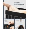 imageSONGMICS HOME Laundry Basket Foldable Laundry Hamper Clothes Hamper Removable Liner with Handles for Bedroom Bathroom 29 Gal 110 L BlackBlack