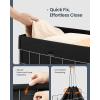imageSONGMICS HOME Laundry Basket Foldable Laundry Hamper Clothes Hamper Removable Liner with Handles for Bedroom Bathroom 29 Gal 110 L BlackBlack