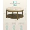 imageSONGMICS Storage Ottoman with Solid Wood Frame Square Upholstered Ottoman Coffee Table Footrest Tufted Cushion for Living Room Easy Assembly 315 x 315 x 177 Inches Summer Sand ULSF008LF01Summer Sand