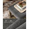 imageSONGMICS Storage Ottoman with Solid Wood Frame Upholstered End of Bed Bench Window Seat Tufted Cushion for Living Room Bedroom Easy Assembly 157 x 429 x 177 Inches Slate Gray ULSF009GN01Slate Gray