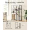 imageSONGMICS Storage Shelf Metal Wire Shelving Unit Adjustable Shelves for Garage Bedroom Living Room Kitchen Pantry 5 Tier 118 x 236 x 634 Inches Ink Black ULGR165BH01SInk Black