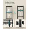 imageSONGMICS Storage Shelf Metal Wire Shelving Unit Adjustable Shelves for Garage Bedroom Living Room Kitchen Pantry 5 Tier 118 x 236 x 634 Inches Ink Black ULGR165BH01SInk Black