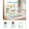 imageSONGMICS Vacuum Storage Bags Rechargeable Portable Electric Pump Space Saver Vacuum Seal Suction Bags for Clothing Travel Bedding Comforters Reusable 9 Pack 3M3L3J Transparent ULVB202W1013M3L3JUSB Pump