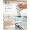 imageSONGMICS Vacuum Storage Bags Rechargeable Portable Electric Pump Space Saver Vacuum Seal Suction Bags for Clothing Travel Bedding Comforters Reusable 9 Pack 3M3L3J Transparent ULVB202W1013M3L3JUSB Pump