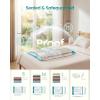 imageSONGMICS Vacuum Storage Bags Rechargeable Portable Electric Pump Space Saver Vacuum Seal Suction Bags for Clothing Travel Bedding Comforters Reusable 9 Pack 3M3L3J Transparent ULVB202W1013S4M4L4JUSB Pump