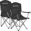 imageSONGMICS 2 Pack Folding Camping Chairs Load 330 lb Cup Holder and High Backrest HeavyDuty Structure for Lawn Garden Fishing Terrace Dark Green UGCB08GNBlack