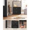 imageSONGMICS BELLAH Collection  Dresser for Bedroom Chest of Drawers Storage Organizer Unit Closet Entryway Steel 8 Drawers Modern Ebony Black ULGS124BE02SRustic Brown  Ink Black