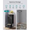 imageSONGMICS BELLAH Collection  Dresser for Bedroom Chest of Drawers Storage Organizer Unit Closet Entryway Steel 8 Drawers Modern Ebony Black ULGS124BE02SEbony Black