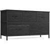 imageSONGMICS BELLAH Collection  Dresser for Bedroom Chest of Drawers Storage Organizer Unit Closet Entryway Steel 8 Drawers Modern Ebony Black ULGS124BE02SEbony Black
