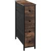 imageSONGMICS BELLAH Collection  Dresser for Bedroom Chest of Drawers Storage Organizer Unit Closet Entryway Steel 8 Drawers Modern Ebony Black ULGS124BE02SRustic Brown  Ink Black