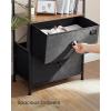 imageSONGMICS BELLAH Collection  Dresser for Bedroom Chest of Drawers Storage Organizer Unit Closet Entryway Steel 8 Drawers Modern Ebony Black ULGS124BE02SRustic Brown  Ink Black