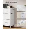 imageSONGMICS BELLAH Collection  Dresser for Bedroom Chest of Drawers TV Stand for TVs Up to 55 Inches Living Room Closet 6 Drawers and 1 Shelf Modern Ink Black ULGS833BH02SCloud White