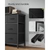 imageSONGMICS BELLAH Collection  Dresser for Bedroom Chest of Drawers TV Stand for TVs Up to 55 Inches Living Room Closet 6 Drawers and 1 Shelf Modern Ink Black ULGS833BH02SInk Black