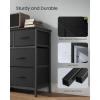 imageSONGMICS BELLAH Collection  Dresser for Bedroom Chest of Drawers TV Stand for TVs Up to 55 Inches Living Room Closet 6 Drawers and 1 Shelf Modern Ink Black ULGS833BH02SInk Black