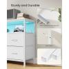 imageSONGMICS BELLAH Collection  Dresser for Bedroom Chest of Drawers TV Stand for TVs Up to 55 Inches Living Room Closet 6 Drawers and 1 Shelf Modern Ink Black ULGS833BH02SCloud White
