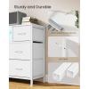 imageSONGMICS BELLAH Collection  Dresser for Bedroom with Outlets and LED Lights TV Stand for TVs Up to 55 Inches Chest of Drawers 8 Drawers Steel Industrial Modern Ink Black ULGS433BH02SCloud White